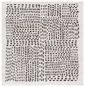 Safavieh Melody Elegant Area Rug - Contemporary Design With Abstract Patterns For Modern Home Decor Ivory ,Black Polyester Mel132a-5