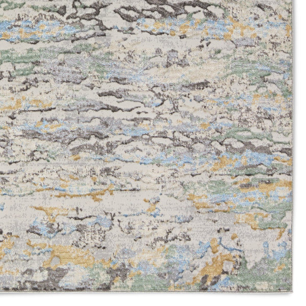 Jaipur Living Melo Etosha Mel13 Powerloomed Machinemade 100% Polyester Abstract Abstract Indoor Rug Multicolor, Gray 100% Polyester Rug158838