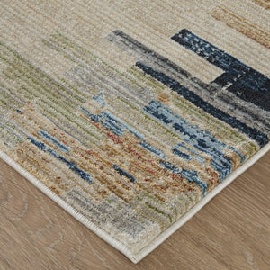Feizy Rugs Melrose Diamond Lattice Area Rug Ivory Turkish Woven Floral Living Room Accent 6'7" x 9'6" MEL39ULFMLT000F05
