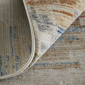 Feizy Rugs Melrose Diamond Lattice Area Rug Ivory Turkish Woven Floral Living Room Accent 6'7" x 9'6" MEL39ULFMLT000F05