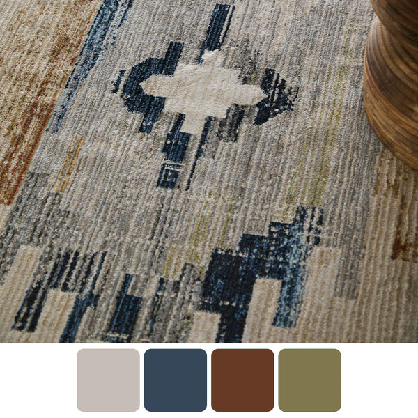 Feizy Rugs Melrose Diamond Lattice Area Rug Ivory Turkish Woven Floral Living Room Accent 6'7" x 9'6" MEL39ULFMLT000F05