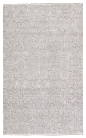 Jaipur Living Jaipur Living Bram Wool Viscose Trellis Area Rug Neutral Tribal Pattern for Any Room 8' x 10' RUG150610
