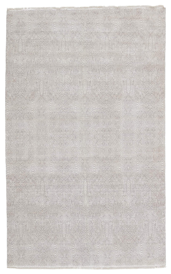 Jaipur Living Jaipur Living Bram Wool Viscose Trellis Area Rug Neutral Tribal Pattern for Any Room 8' x 10' RUG150610