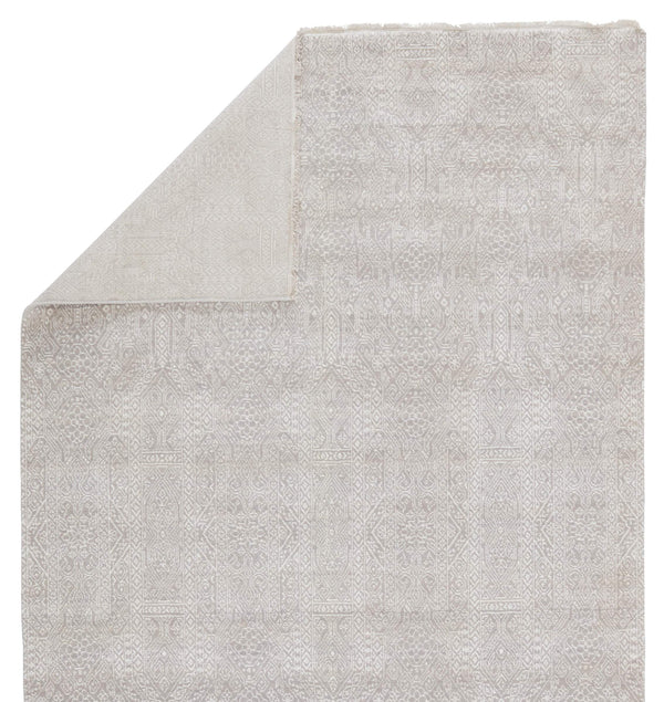 Jaipur Living Jaipur Living Bram Wool Viscose Trellis Area Rug Neutral Tribal Pattern for Any Room 8' x 10' RUG150610