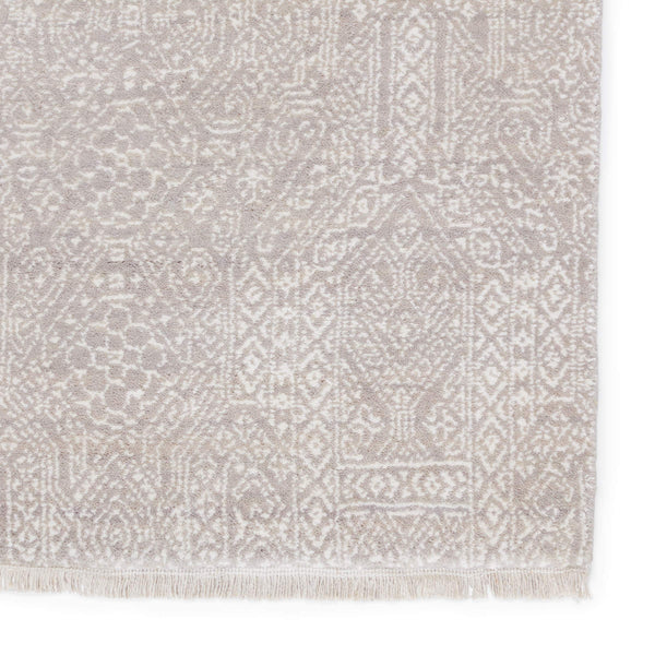 Jaipur Living Jaipur Living Bram Wool Viscose Trellis Area Rug Neutral Tribal Pattern for Any Room 8' x 10' RUG150610