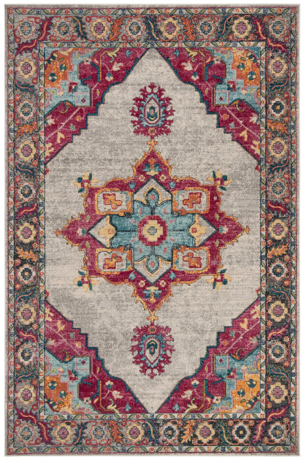 Safavieh Merlot Timeless Charm Area Rug - Exquisite Power-loomed Design For Modern & Classic Interiors Cream ,Multi 65% Polypropylene,28% Cotton,7% Polyester Mer108a-3