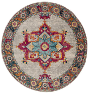 Safavieh Merlot Timeless Charm Area Rug - Exquisite Power-loomed Design For Modern & Classic Interiors Cream ,Multi 65% Polypropylene,28% Cotton,7% Polyester Mer108a-3