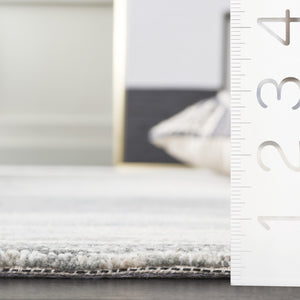 Safavieh Metro Hand-tufted Area Rug: Modern Elegance With Abstract Design For Luxury Home Decor Upgrade Ivory ,Grey 80% Wool,20% Cotton Met106a-3