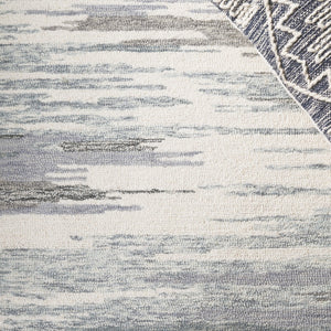 Safavieh Metro Hand-tufted Area Rug: Modern Elegance With Abstract Design For Luxury Home Decor Upgrade Ivory ,Grey 80% Wool,20% Cotton Met106a-3