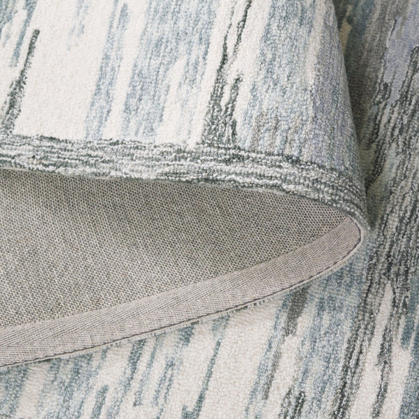 Safavieh Metro Hand-tufted Area Rug: Modern Elegance With Abstract Design For Luxury Home Decor Upgrade Ivory ,Grey 80% Wool,20% Cotton Met106a-3