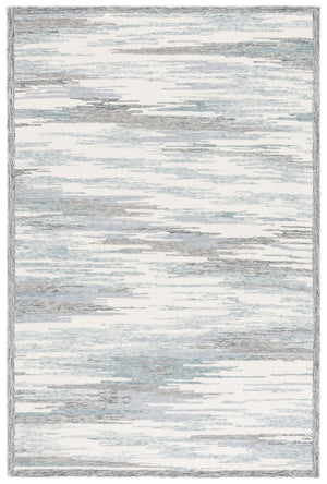 Safavieh Metro Hand-tufted Area Rug: Modern Elegance With Abstract Design For Luxury Home Decor Upgrade Ivory ,Grey 80% Wool,20% Cotton Met106a-3