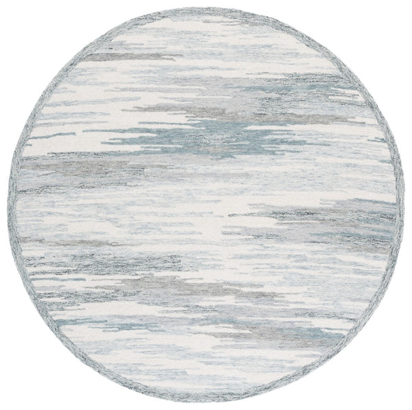 Safavieh Metro Hand-tufted Area Rug: Modern Elegance With Abstract Design For Luxury Home Decor Upgrade Ivory ,Grey 80% Wool,20% Cotton Met106a-3