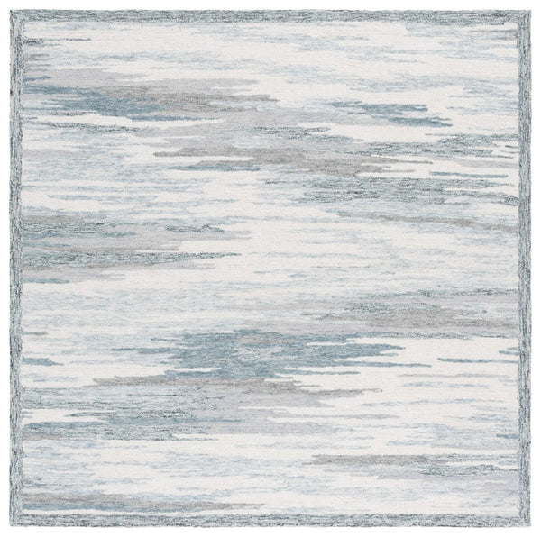 Safavieh Metro Hand-tufted Area Rug: Modern Elegance With Abstract Design For Luxury Home Decor Upgrade Ivory ,Grey 80% Wool,20% Cotton Met106a-3