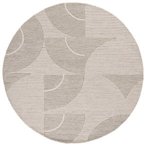 Safavieh Metro Hand-Tufted Sage And Ivory Area Rug — Wool-Cotton Blend, Low-Profile Pile, Timeless Craftsmanship And Versatile Styling 5'-0" x 8'-0" MET107W-5
