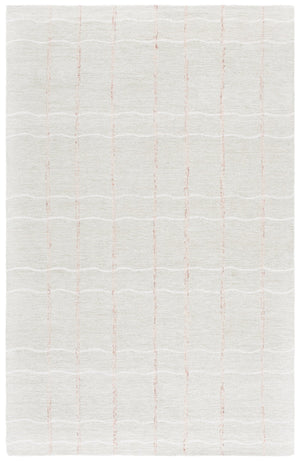 Safavieh Metro Hand-Tufted Sage And Rust Area Rug — Wool-Cotton Low Pile, Scandinavian-Inspired Texture 4'-0" x 6'-0" MET108W-4