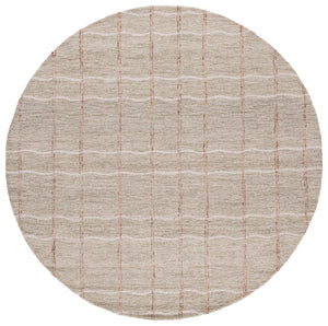 Safavieh Metro Hand-Tufted Sage And Rust Area Rug — Wool-Cotton Low Pile, Scandinavian-Inspired Texture 4'-0" x 6'-0" MET108W-4