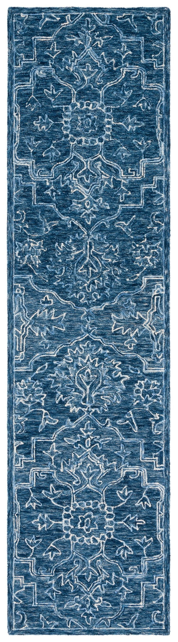 Safavieh Metro Exquisite Hand-tufted Area Rug - Traditional Craftsmanship With Modern Elegance For Your Home Blue Wool And Cotton With Latex Met115m-10