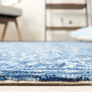 Safavieh Metro Exquisite Hand-tufted Area Rug - Traditional Craftsmanship With Modern Elegance For Your Home Blue Wool And Cotton With Latex Met115m-10