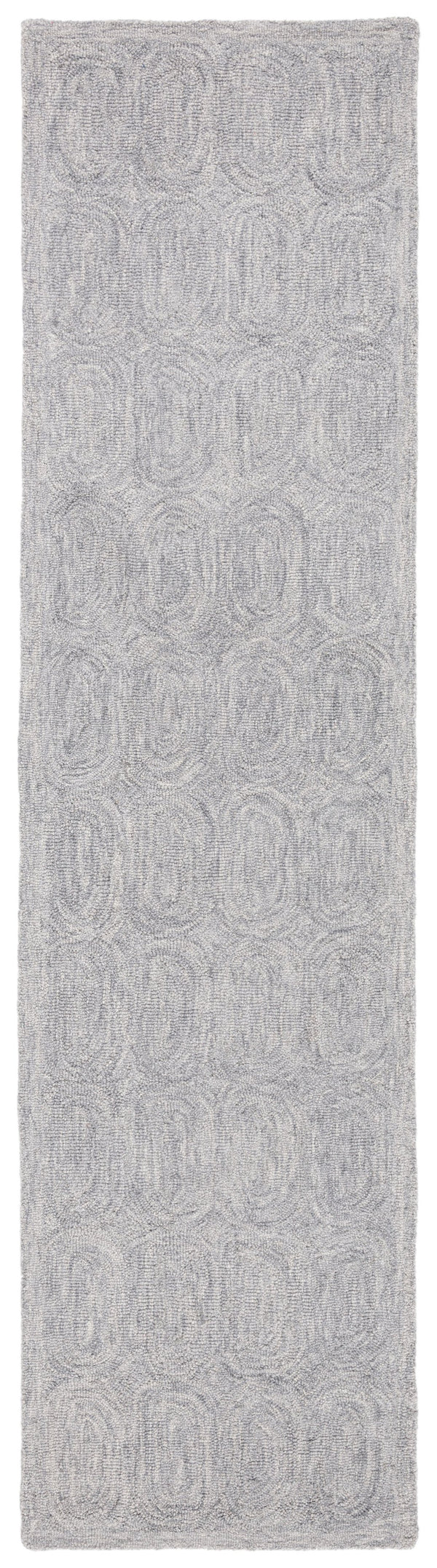 Safavieh Metro Hand-tufted Wool And Cotton Runner Rug - Timeless Elegance With Geometric Design For Home Decor Grey Wool And Cotton With Latex Met124f-9