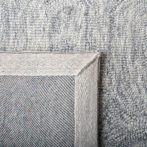 Safavieh Metro Hand-tufted Wool And Cotton Runner Rug - Timeless Elegance With Geometric Design For Home Decor Grey Wool And Cotton With Latex Met124f-9