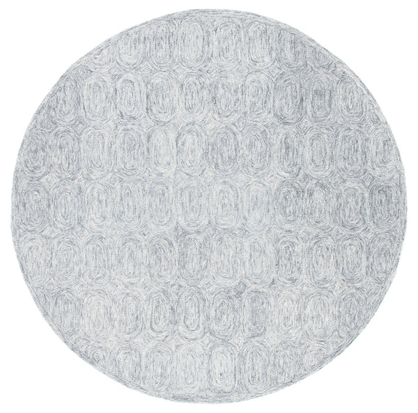 Safavieh Metro Hand-tufted Wool And Cotton Runner Rug - Timeless Elegance With Geometric Design For Home Decor Grey Wool And Cotton With Latex Met124f-9