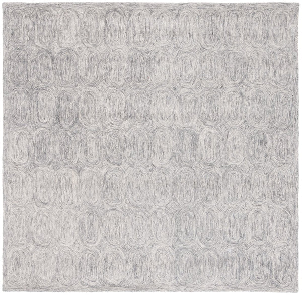 Safavieh Metro Hand-tufted Wool And Cotton Runner Rug - Timeless Elegance With Geometric Design For Home Decor Grey Wool And Cotton With Latex Met124f-9