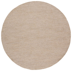 Safavieh Metro Round Area Rug - Hand-tufted Luxury With 80% Wool For Modern Sophistication In Any Space Beige 80% Wool And 20% Cotton Met152b-6r