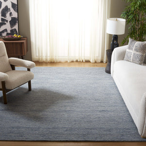 Safavieh Metro Hand-tufted Luxurious Area Rug - Sophisticated Wool And Cotton Blend For Contemporary Spaces Blue 80% Wool And 20% Cotton Met152m-4r