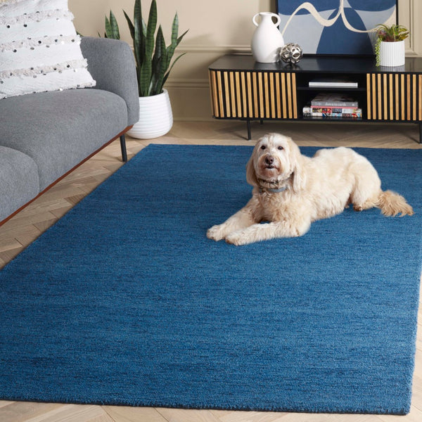 Safavieh Metro 152n Navy Navy 80% Wool And 20% Cotton Met152n-6r