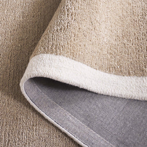 Safavieh Metro Hand-Tufted Wool Cotton Rug In Beige Ivory — Plush Low-Profile Pile, Timeless Modern Elegance 6'-0" x 9'-0" MET153B-6