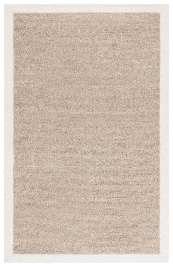 Safavieh Metro Hand-Tufted Wool-Cotton Runner In Beige Ivory — Low-Pile, Durable Hallway Rug For Timeless Style 2'-3" x 8'-0" MET153B-28
