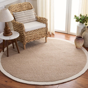 Safavieh Metro Hand-Tufted Beige Ivory Wool-Cotton Rug — Plush 1/2" Pile, Timeless Texture For Living Rooms 9'-0" x 12'-0" MET153B-9