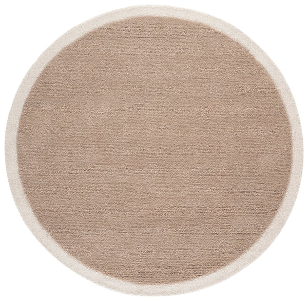 Safavieh Metro Hand‑Tufted Wool Cotton Rug In Beige Ivory — Plush 1/2" Pile, Timeless Neutral Accent For Home 4'-0" x 6'-0" MET153B-4
