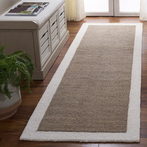 Safavieh Metro Hand‑Tufted Dark Beige Ivory Rug – Plush ½" Wool‑Cotton Blend, Ethically Crafted For Living Rooms 9'-0" x 12'-0" MET153C-9
