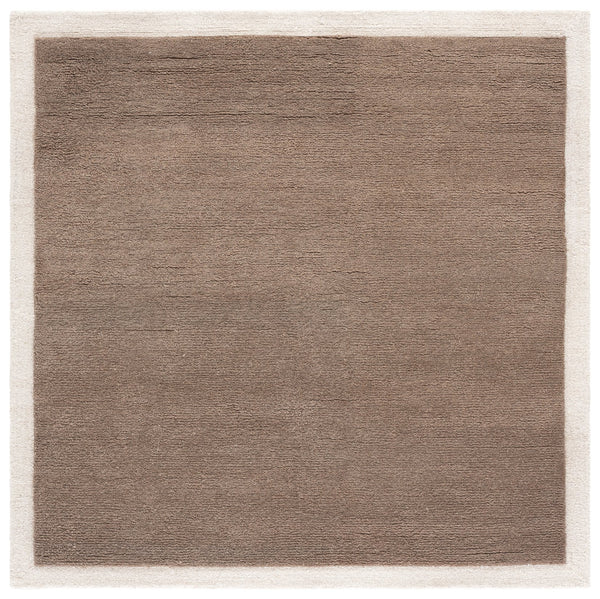 Safavieh Metro Hand‑Tufted Dark Beige Ivory Rug – Plush ½" Wool‑Cotton Blend, Ethically Crafted For Living Rooms 9'-0" x 12'-0" MET153C-9
