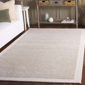 Safavieh Metro Hand-Tufted Light Grey Ivory Runner Rug, Wool-Cotton Blend, Low-Profile Pile For Hallways 2'-3" x 8'-0" MET153G-28