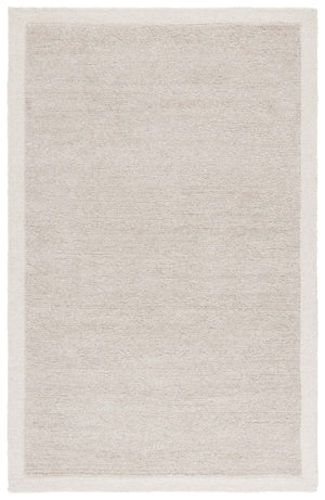 Safavieh Metro Hand‑Tufted Wool-Cotton Area Rug In Light Grey & Ivory — Low Profile, Durable, Timeless Style 5'-0" x 8'-0" MET153G-5