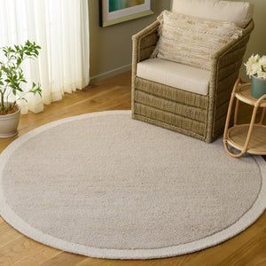 Safavieh Metro Hand-Tufted Light Grey Ivory Runner Rug, Wool-Cotton Blend, Low-Profile Pile For Hallways 2'-3" x 8'-0" MET153G-28