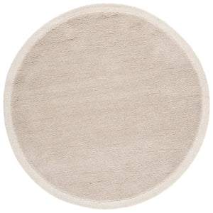Safavieh Metro Hand-Tufted Wool Cotton Rug In Light Grey Ivory — Plush 1/2" Pile, Neutral Textured Elegance For Any Room 3'-0" x 5'-0" MET153G-3