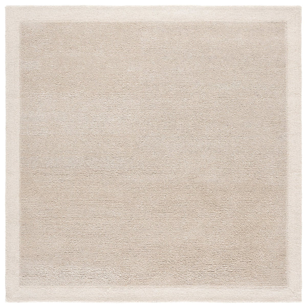 Safavieh Metro Hand-Tufted Wool Cotton Rug In Light Grey Ivory — Plush 1/2" Pile, Neutral Textured Elegance For Any Room 3'-0" x 5'-0" MET153G-3