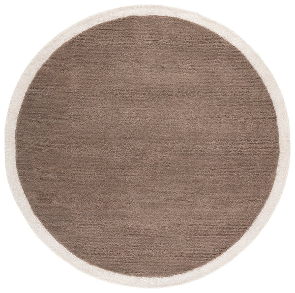 Safavieh Metro Hand‑Tufted Wool & Cotton Rug In Brown Ivory — Plush 0.5" Pile, Durable Artisan Craftsmanship 3'-0" x 5'-0" MET153T-3
