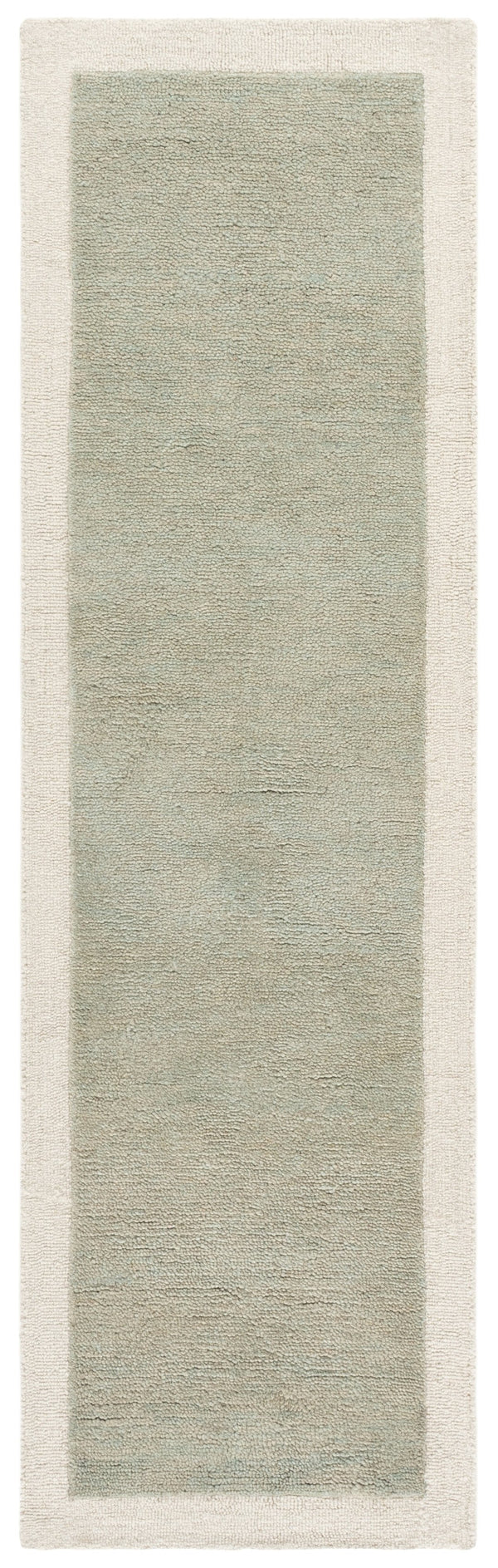 Safavieh Metro Hand-Tufted Sage Ivory Area Rug — Wool-Cotton Blend, Low-Profile 1/2" Pile For Cozy Elegance 8'-0" x 10'-0" MET153W-8