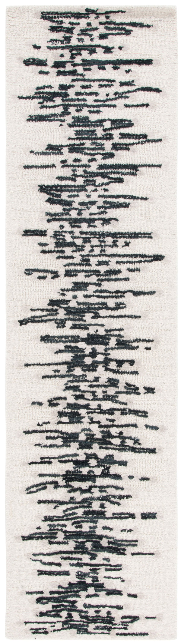 Safavieh Metro Hand‑Tufted 8X10 Black And Ivory Abstract Wool Rug — Plush, Gallery‑Ready Contemporary Centerpiece 2'-0" x 3'-0" MET175Z-2