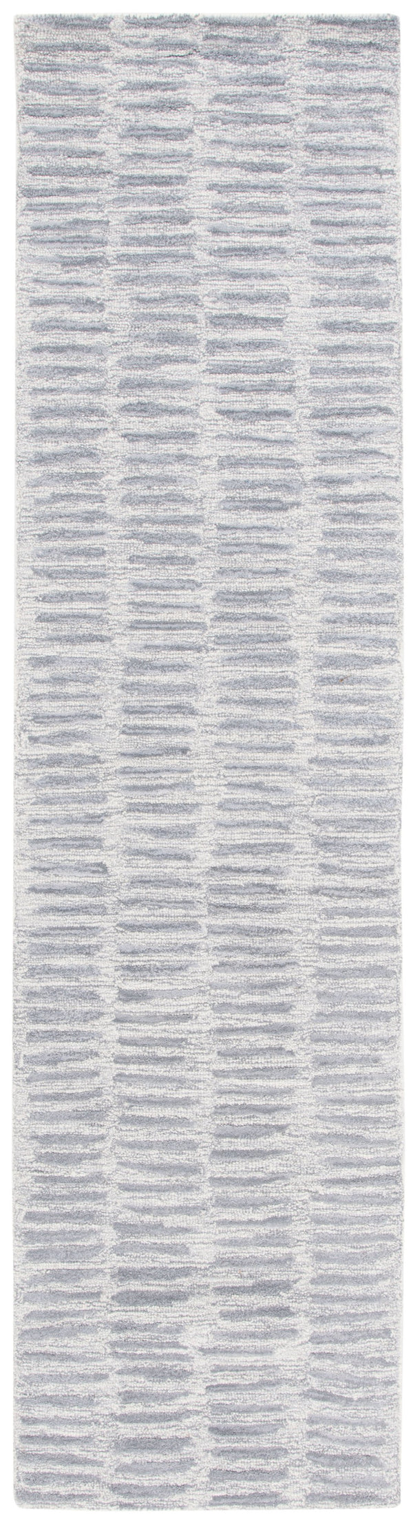 Safavieh Metro Luxurious Hand-tufted Area Rug For Modern Interiors - Premium Wool & Cotton Blend, 6' X 9' Silver ,Grey 80% Wool And 20% Cotton Met182g-9