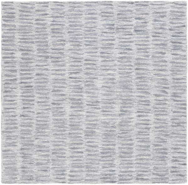 Safavieh Metro Luxurious Hand-tufted Area Rug For Modern Interiors - Premium Wool & Cotton Blend, 6' X 9' Silver ,Grey 80% Wool And 20% Cotton Met182g-9