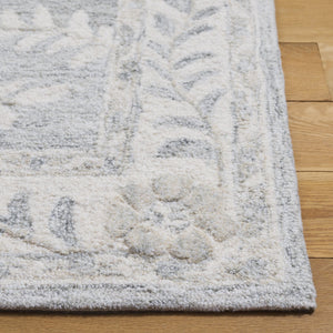 Safavieh Metro 202f Grey Ivory Area Rug - 5'0" X 8'0" Hand Tufted Elegance For Any Room's Comfort & Style Grey ,Ivory 50% Wool,30% Pet,20% Cotton Met202f-5