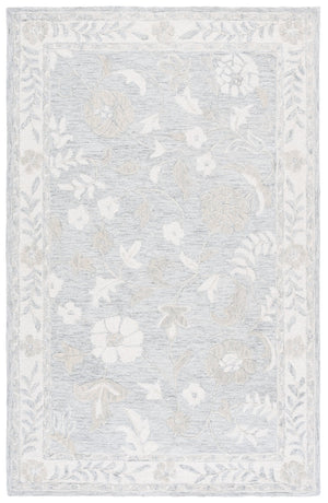 Safavieh Metro 202f Grey Ivory Area Rug - 5'0" X 8'0" Hand Tufted Elegance For Any Room's Comfort & Style Grey ,Ivory 50% Wool,30% Pet,20% Cotton Met202f-5