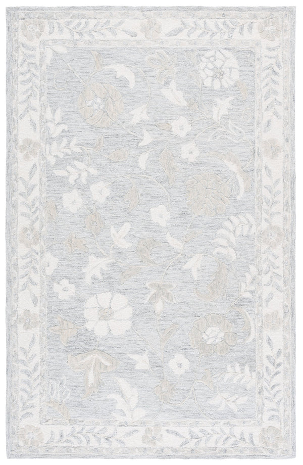 Safavieh Metro 202f Grey Ivory Area Rug - 5'0" X 8'0" Hand Tufted Elegance For Any Room's Comfort & Style Grey ,Ivory 50% Wool,30% Pet,20% Cotton Met202f-5