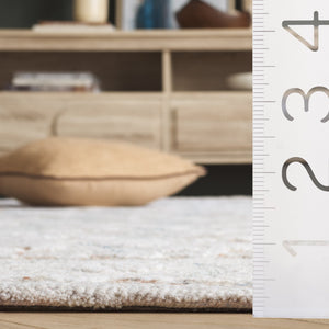 Safavieh Metro Ivory Blue Area Rug - Hand-tufted Elegance, 5' X 8' Soft Wool & Cotton Blend For Any Room Ivory ,Blue 80% Wool,20% Cotton Met204a-5