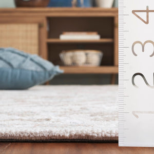 Safavieh Metro Elegant Hand-tufted Wool Cotton Rug - Timeless Style For Your Home Decor And Hallways Beige ,Blue 80% Wool,20% Cotton Met205b-6sq